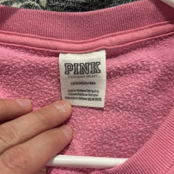 PINK Ombré Pink and Orange Sweatshirt - Picture 2 of 7